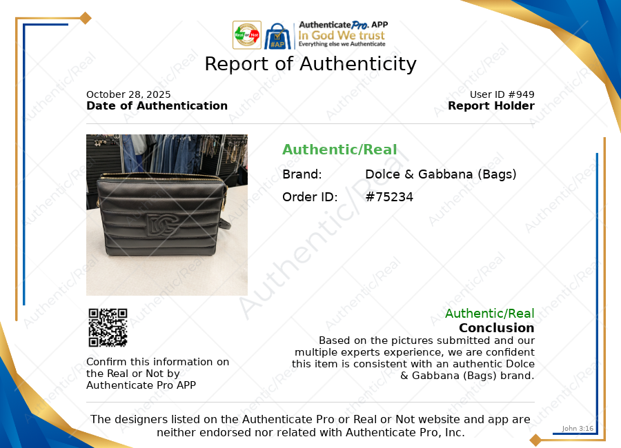 Handbag Luxury Designer By Dolce And Gabbana In Black, Size:Medium