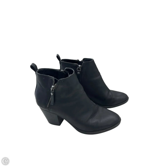 Boots Ankle Heels By Universal Thread In Black, Size: 8