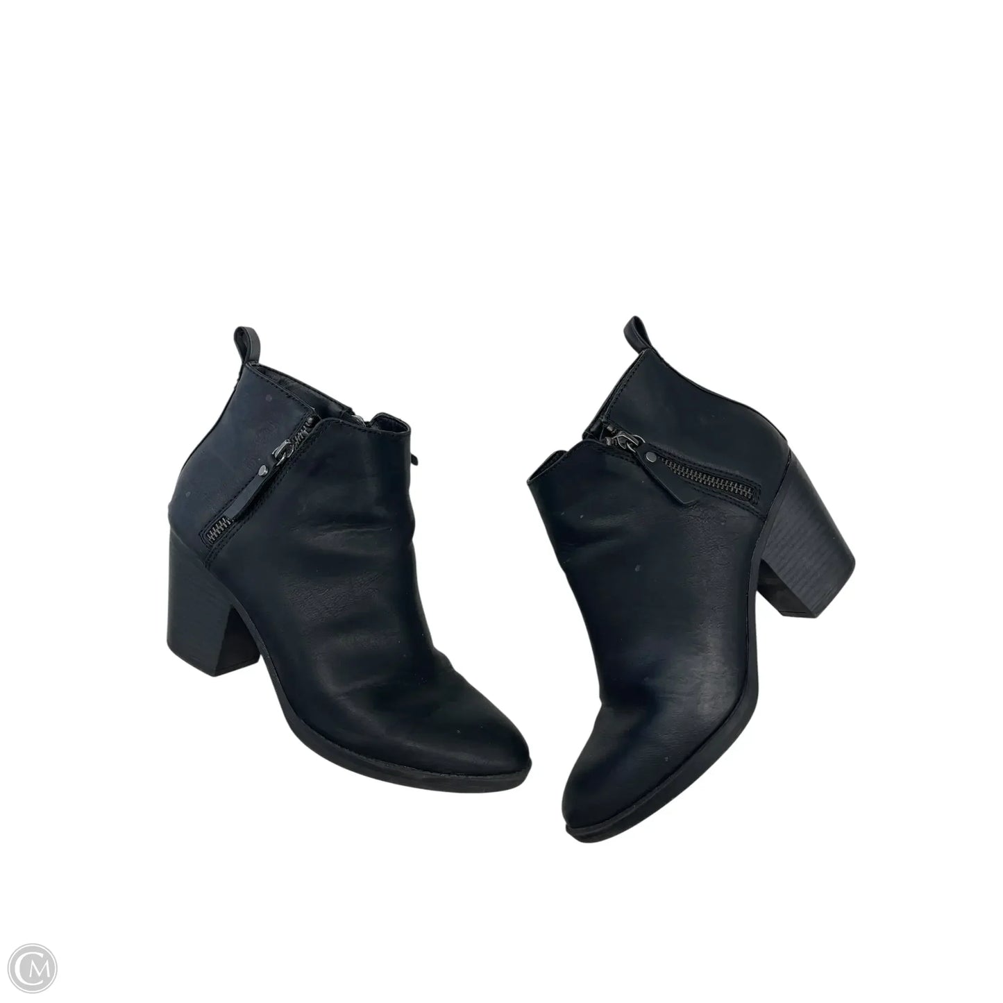 Boots Ankle Heels By Universal Thread In Black, Size: 8