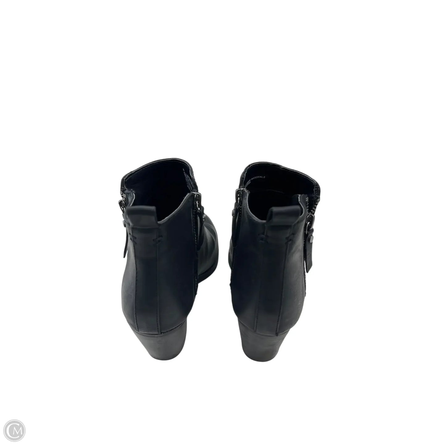Boots Ankle Heels By Universal Thread In Black, Size: 8