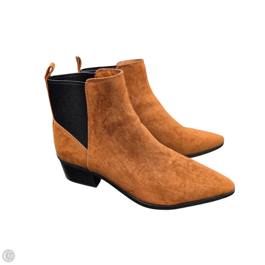 Boots Ankle Flats By A New Day In Black & Brown, Size: 10