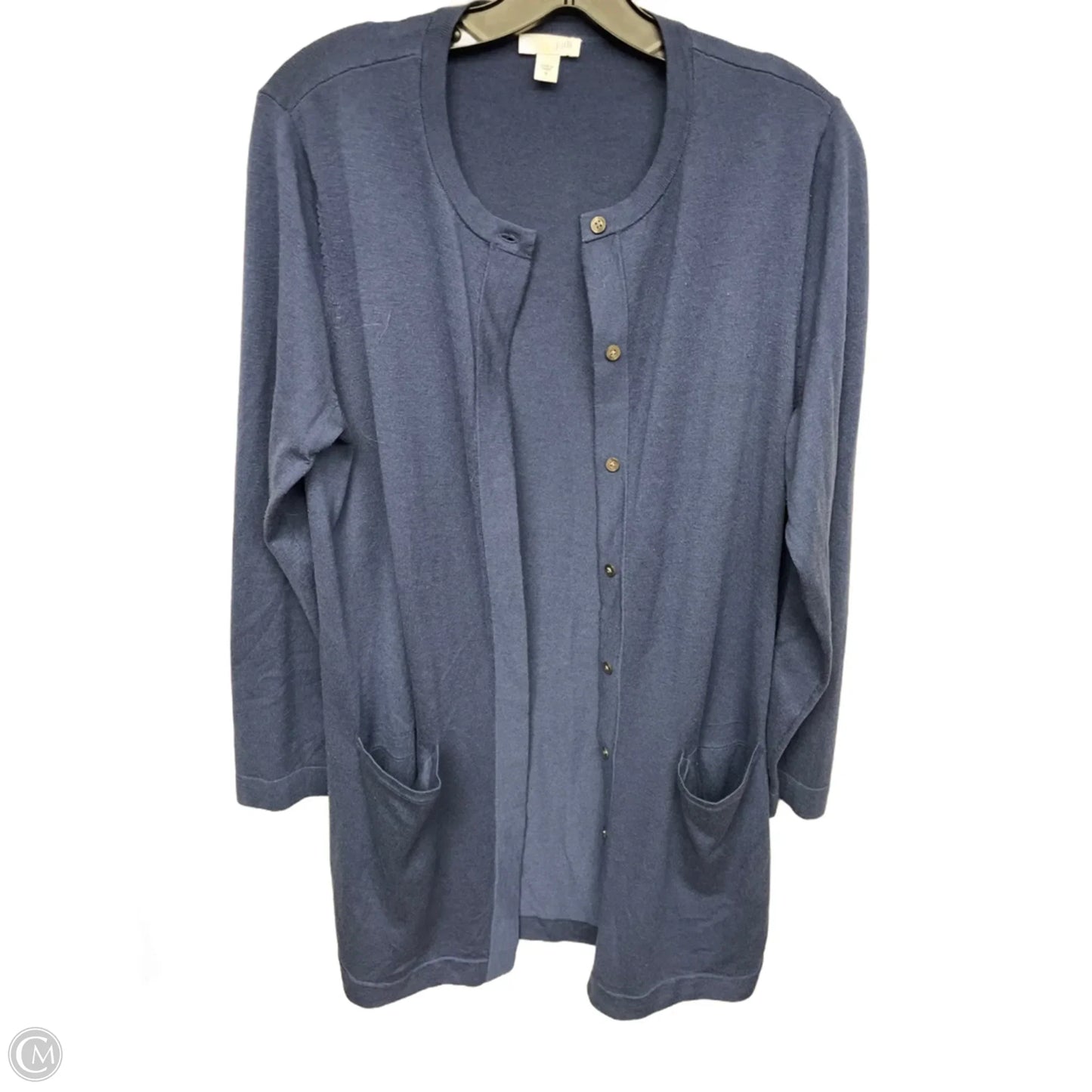 Cardigan By J. Jill In Blue, Size: M