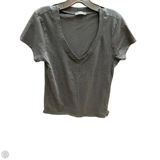 Top Short Sleeve Basic By Ambiance Apparel In Black, Size: 1x