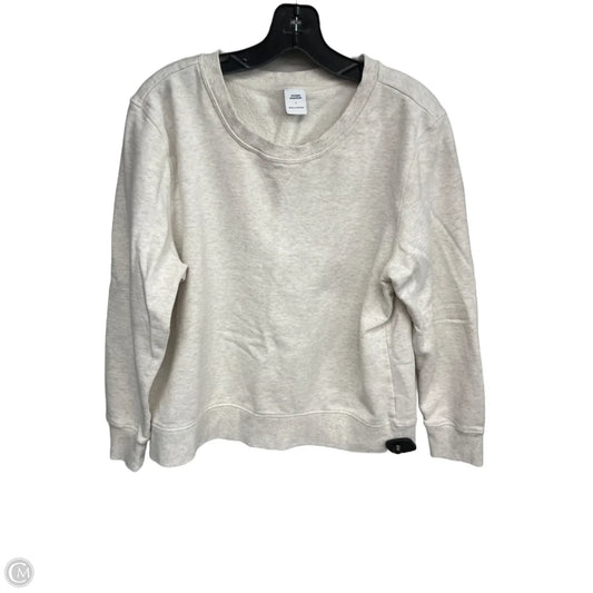 Sweatshirt Crewneck By Amazon Essentials In Beige, Size: L