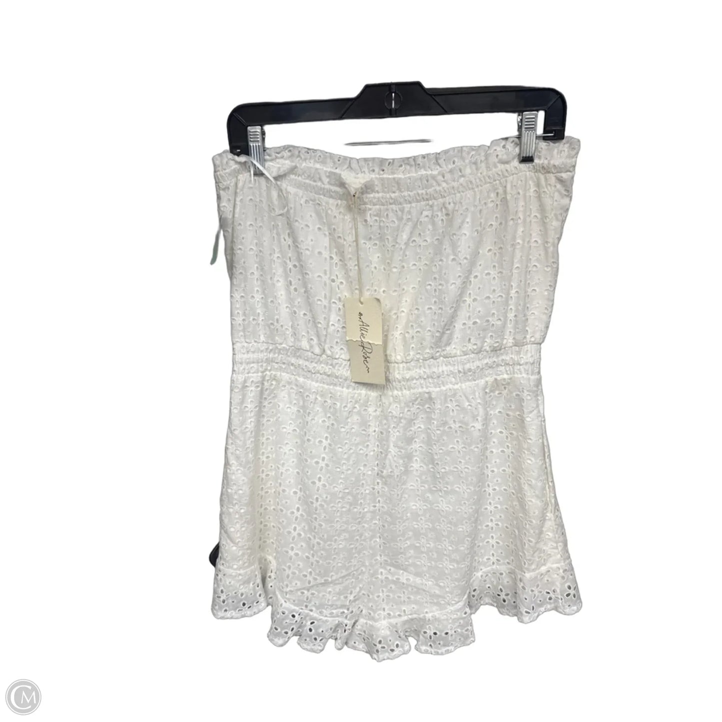 Romper By Allie Rose In White, Size: L