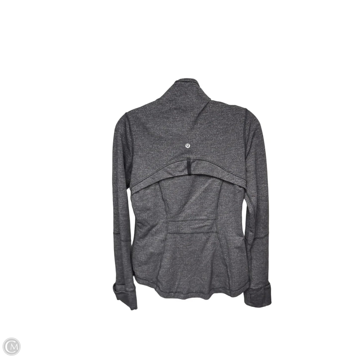 Athletic Jacket By Lululemon In Grey, Size: 8