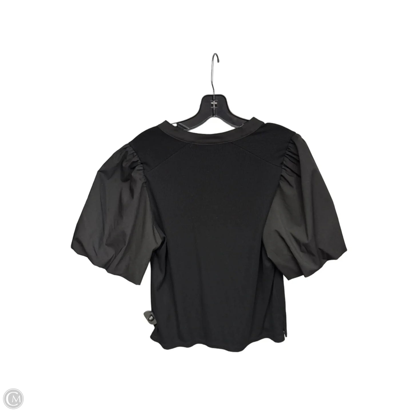 Top Short Sleeve By Dkny In Black, Size: L
