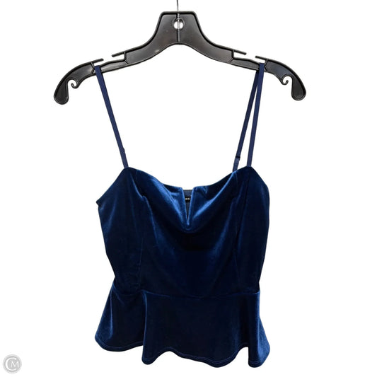 Top Sleeveless By Express In Blue, Size: S