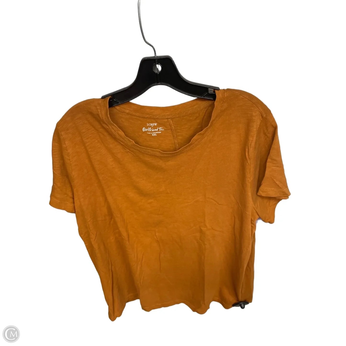 Top Short Sleeve Basic By J. Crew In Orange, Size: Xxl