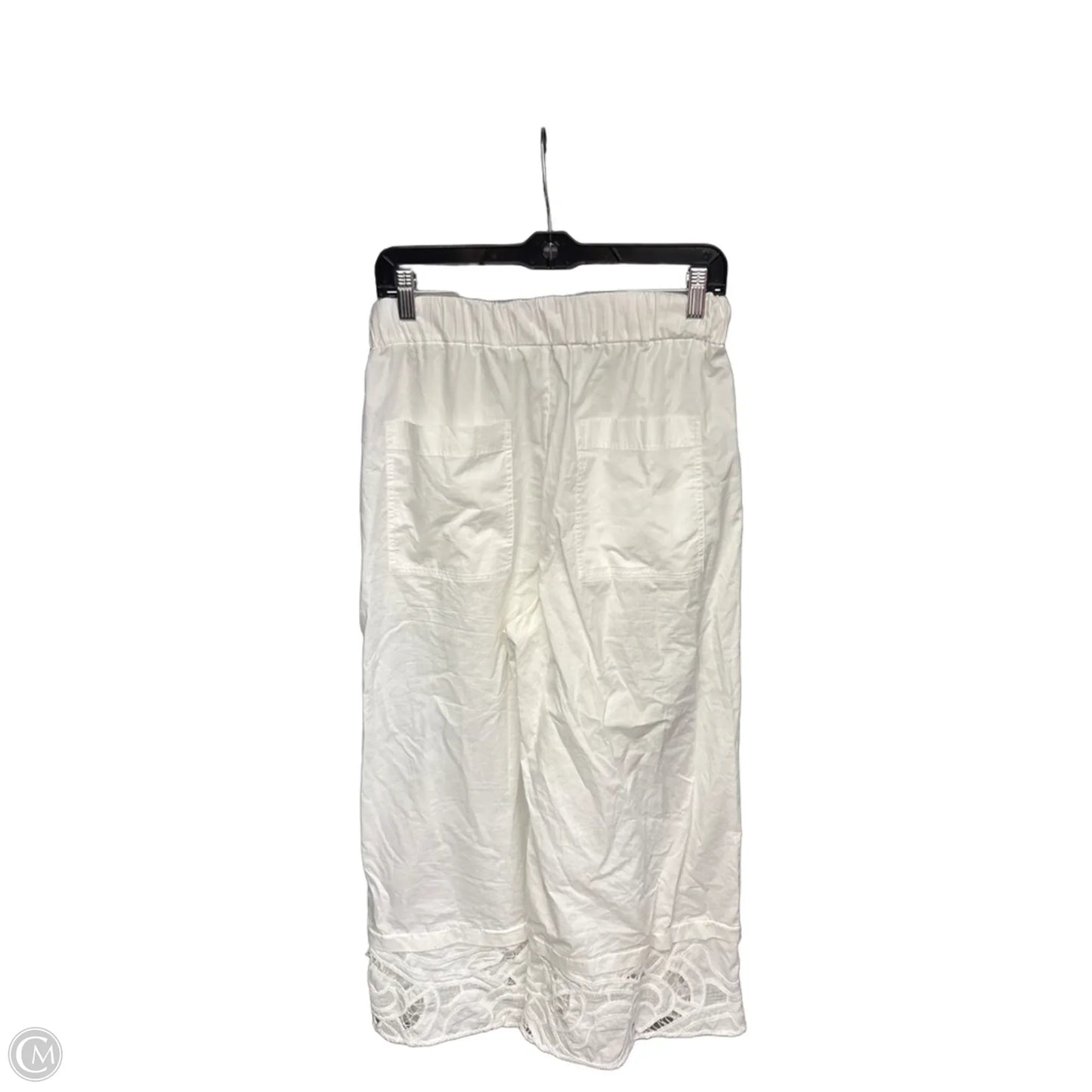 Pants Wide Leg By Banana Republic In White, Size: S
