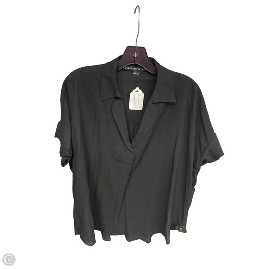 Top Short Sleeve By Hyfve In Black, Size: L