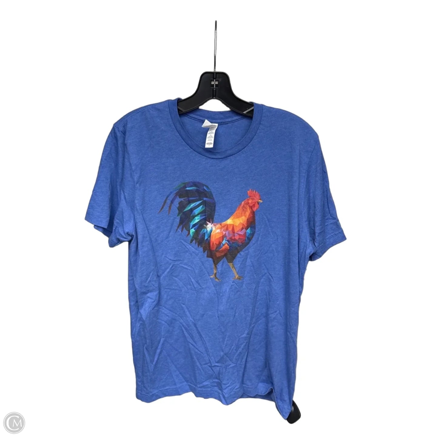 Top Short Sleeve By Canvas In Blue, Size: L
