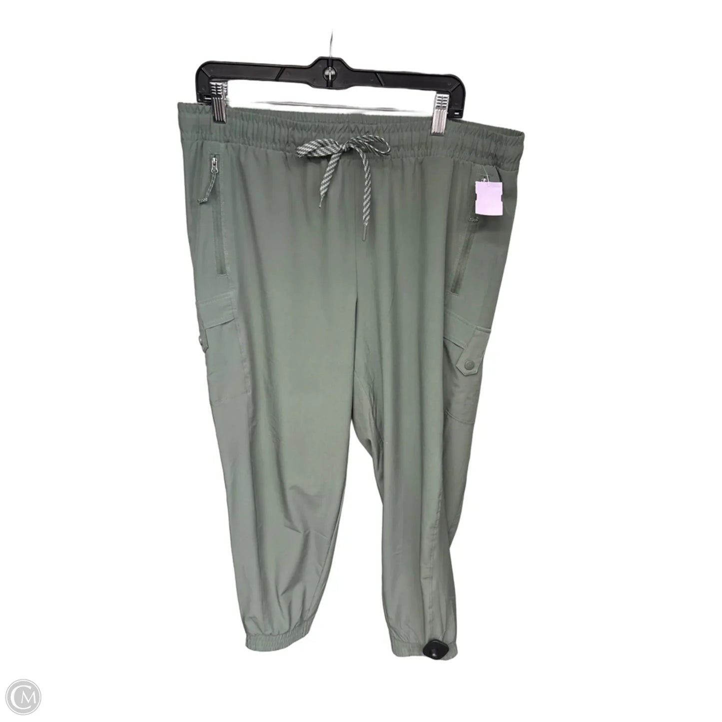 Athletic Pants By Avalanche In Green, Size: Xl