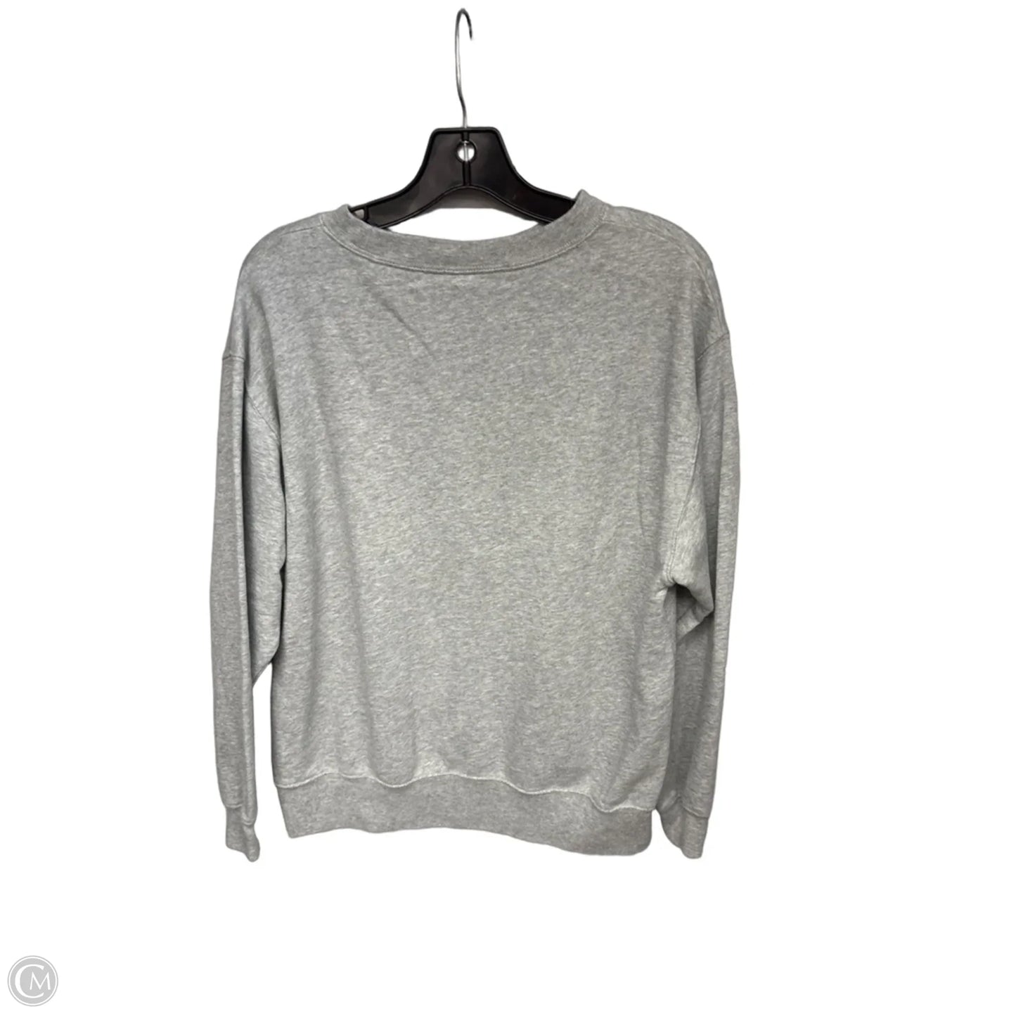 Sweatshirt Crewneck By Gap In Grey, Size: M