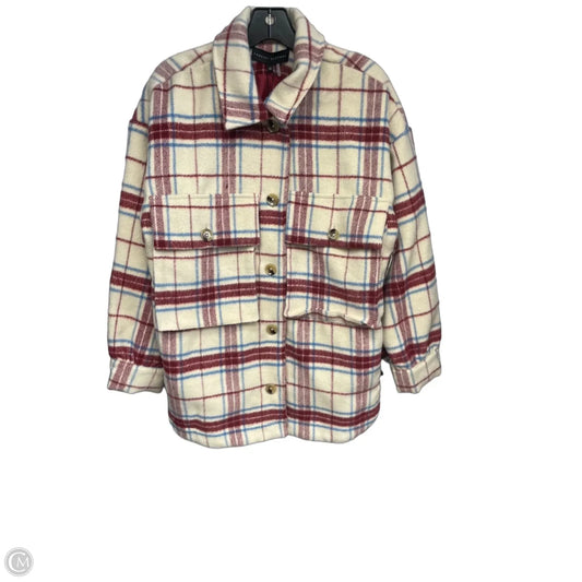 Jacket Other By English Factory In Plaid Pattern, Size: Xs