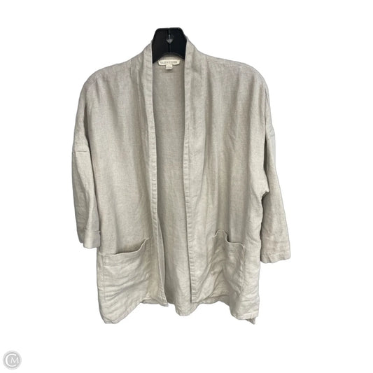 Cardigan By Eileen Fisher In Beige, Size: Xs