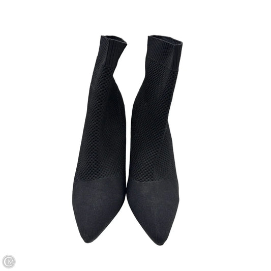 Boots Ankle Heels By Mia In Black, Size: 6