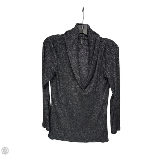 Sweater By White House Black Market In Black & Silver, Size: S