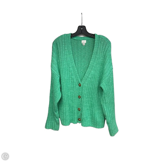 Cardigan By A New Day In Green, Size: Xxl