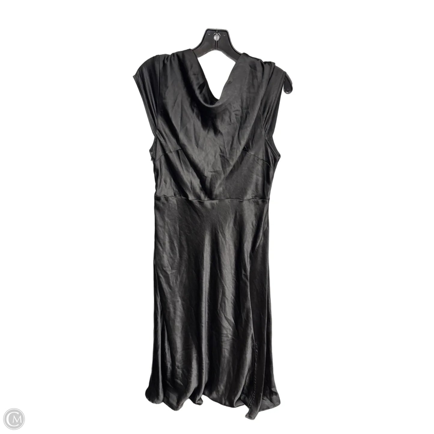 Dress Party Long By Clothes Mentor In Black, Size: 16