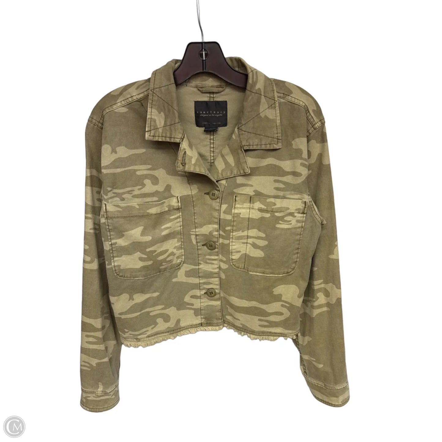 Jacket Utility By Sanctuary In Camouflage Print, Size: Xs