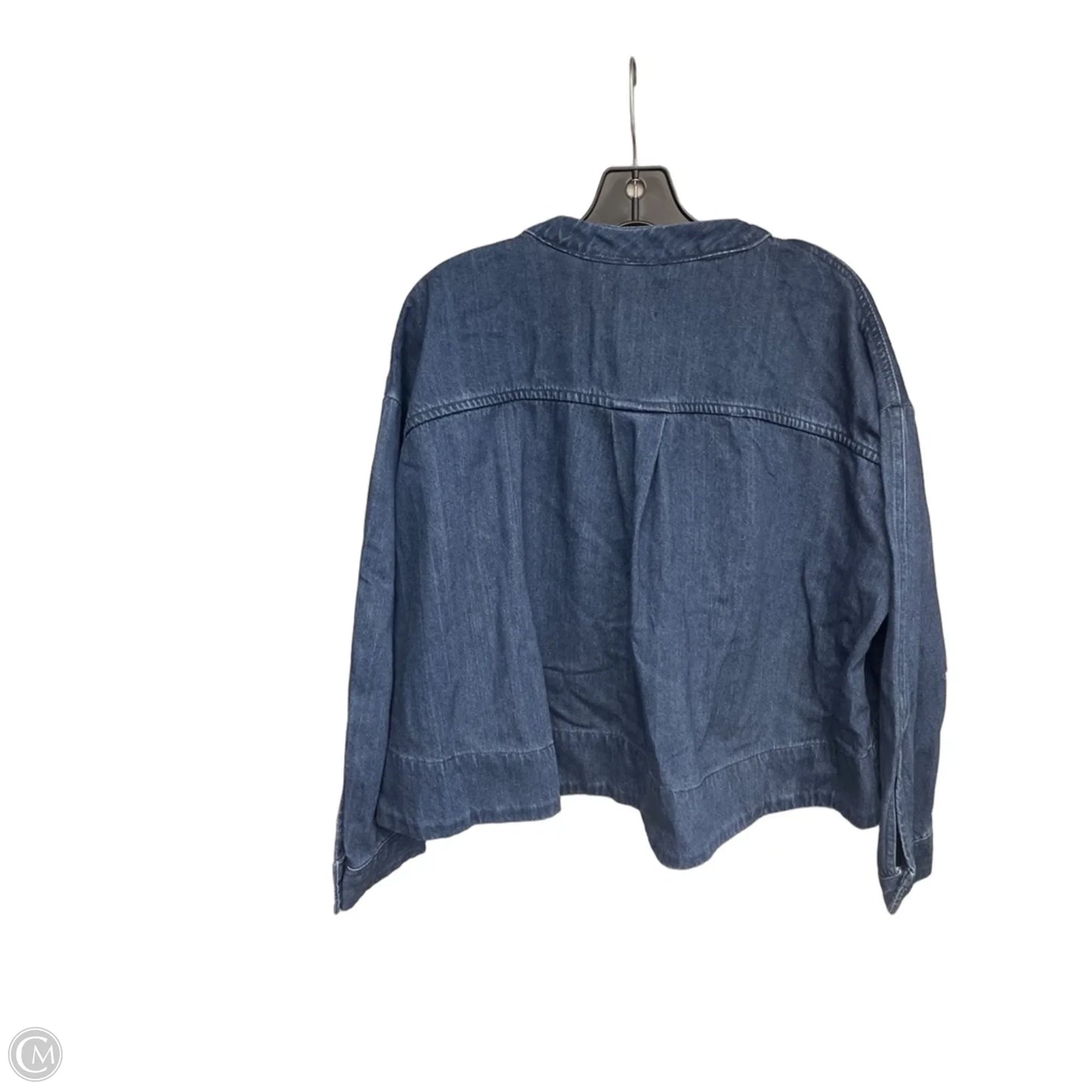 Jacket Denim By Scoop In Blue Denim, Size: S