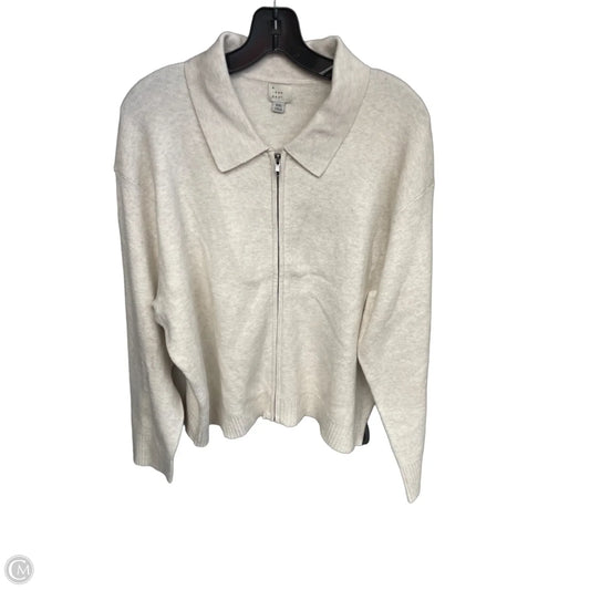 Cardigan By A New Day In Cream, Size: Xxl