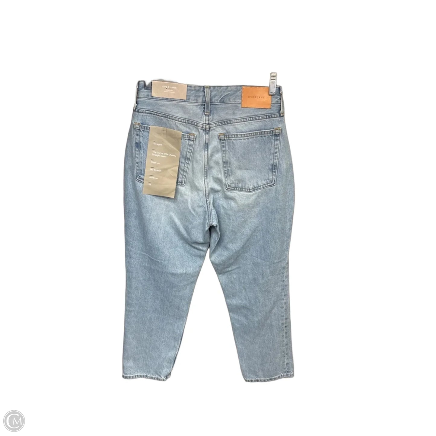 Jeans Straight By Everlane In Blue Denim, Size: 2
