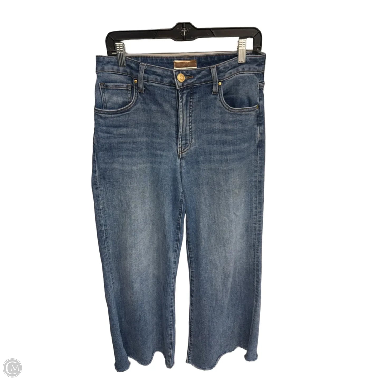 Jeans Wide Leg By Kut In Blue Denim, Size: 4