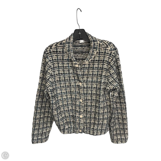 Jacket Other By Mng In Blue & Cream, Size: S