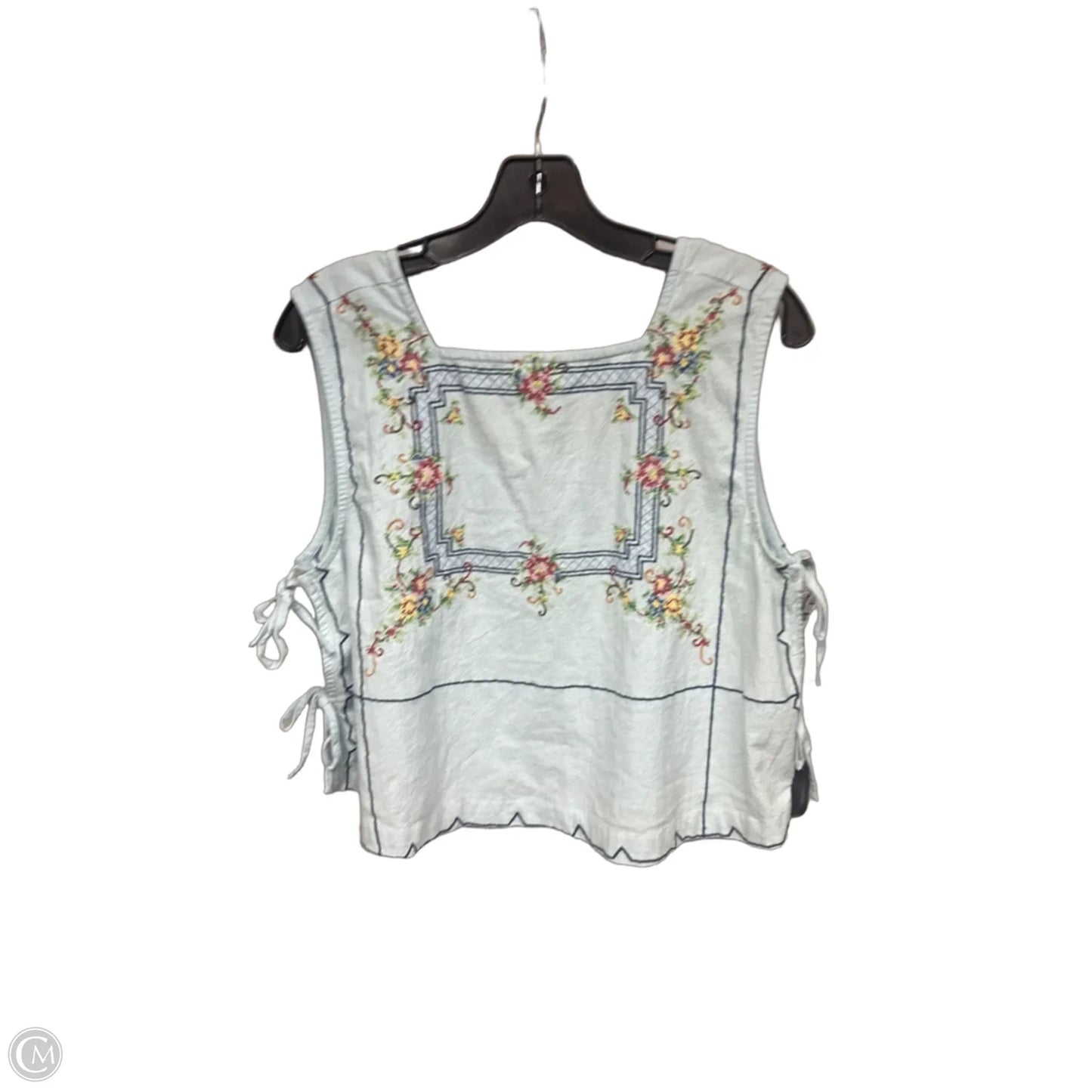 Top Sleeveless By Free People In Blue, Size: S
