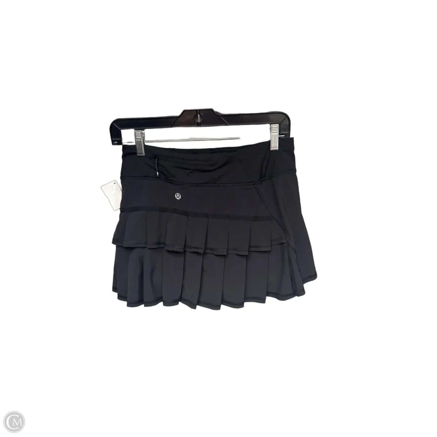 Athletic Skort By Lululemon In Black, Size: 4