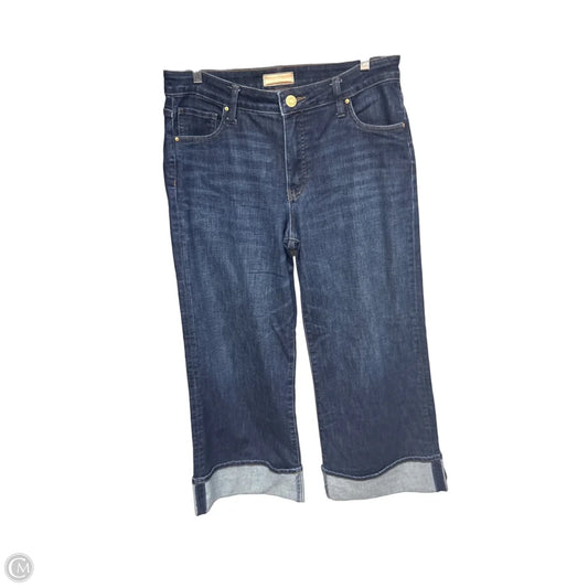 Jeans Wide Leg By Kut In Blue Denim, Size: 8
