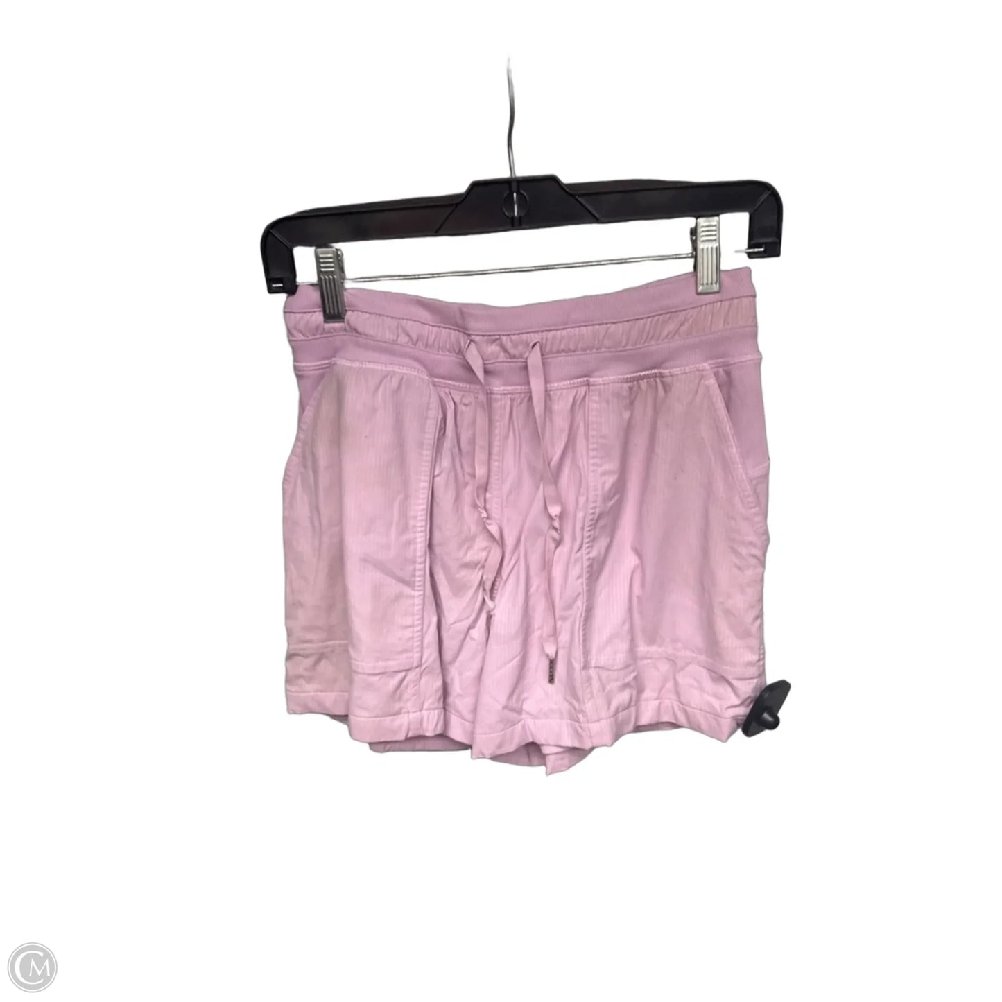 Athletic Shorts By Lululemon In Pink, Size: 4