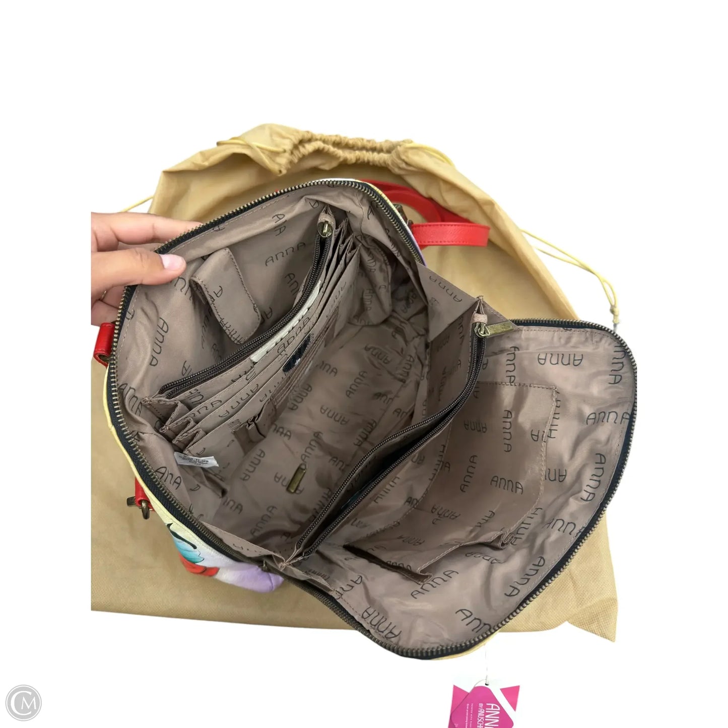 Handbag By Anuschka, Size: Large