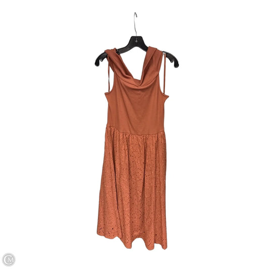 Dress Casual Maxi By Loft In Brown, Size: 12