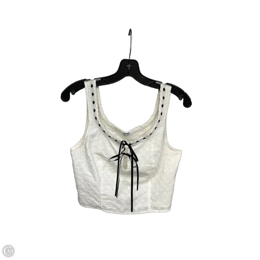Top Sleeveless By Cotton On In White, Size: 4