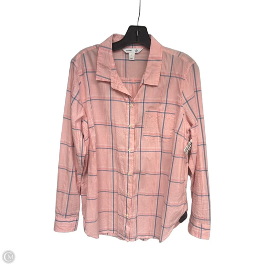Top Long Sleeve By Old Navy In Pink, Size: L