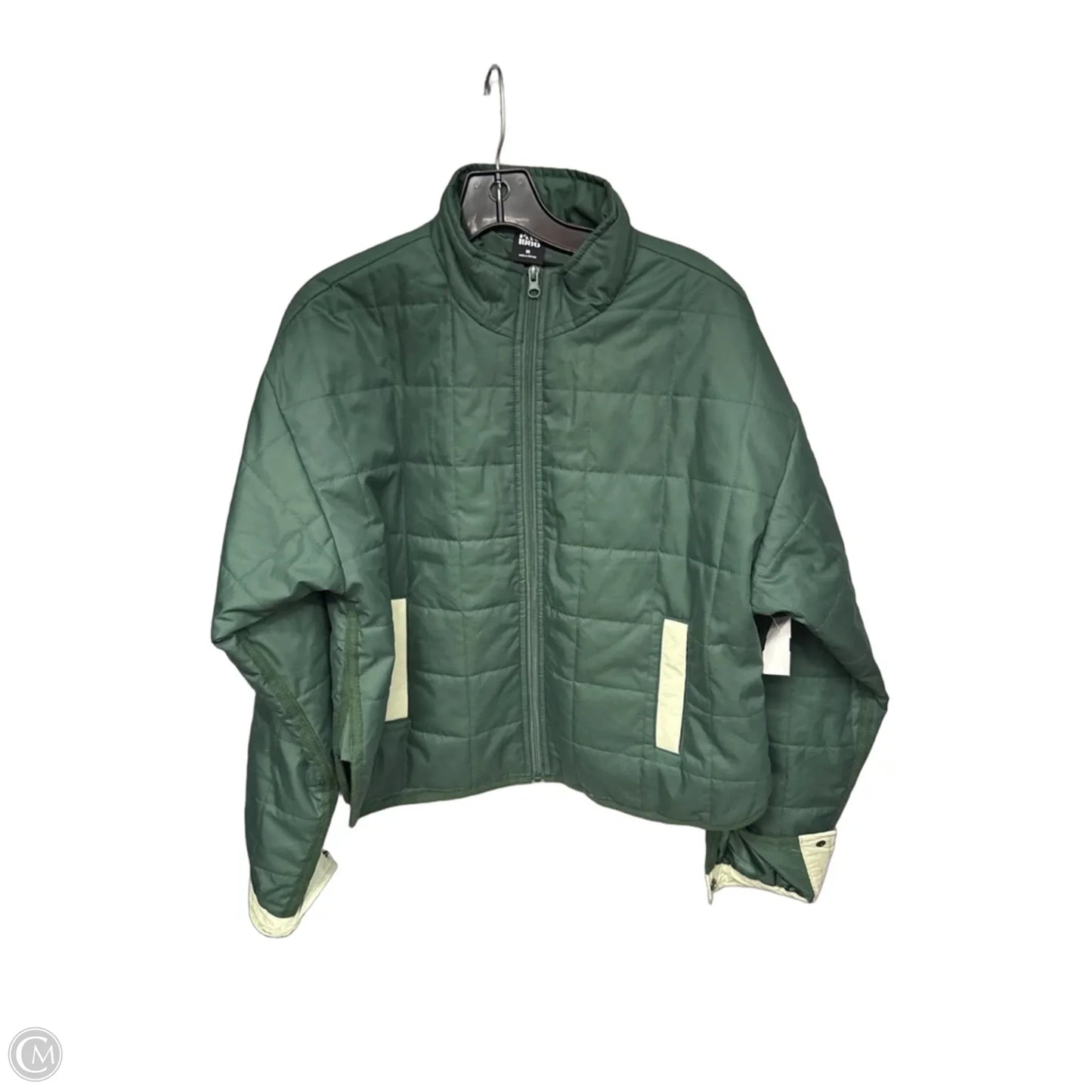Jacket Puffer & Quilted By Clothes Mentor In Green, Size: M
