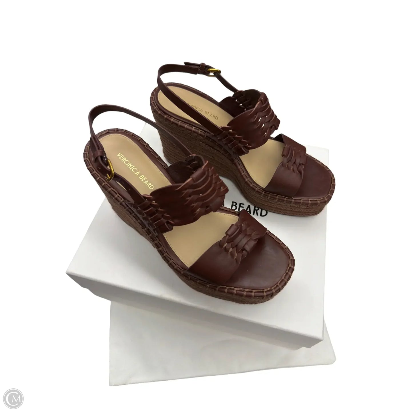 Shoes Designer By Veronica Beard In Brown, Size: 7