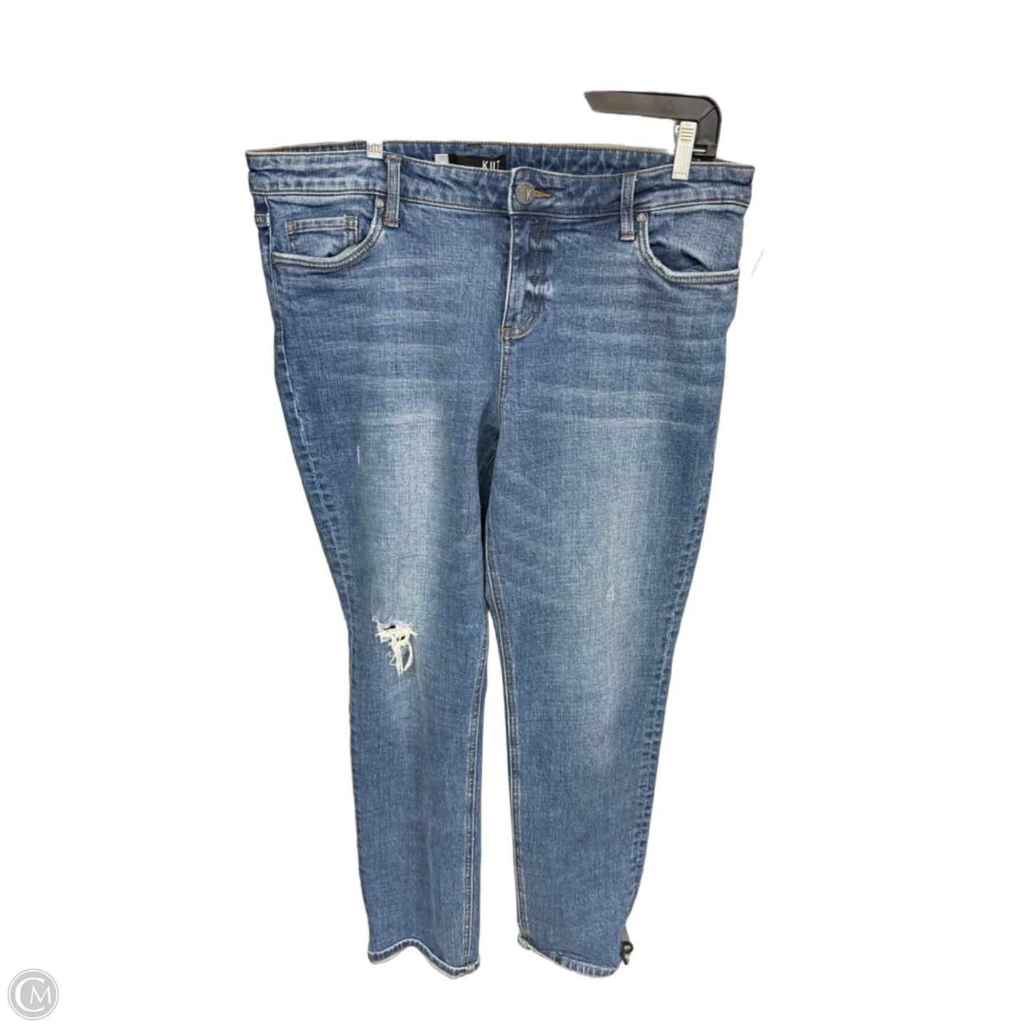 Jeans Boyfriend By Kut In Blue Denim, Size: 16