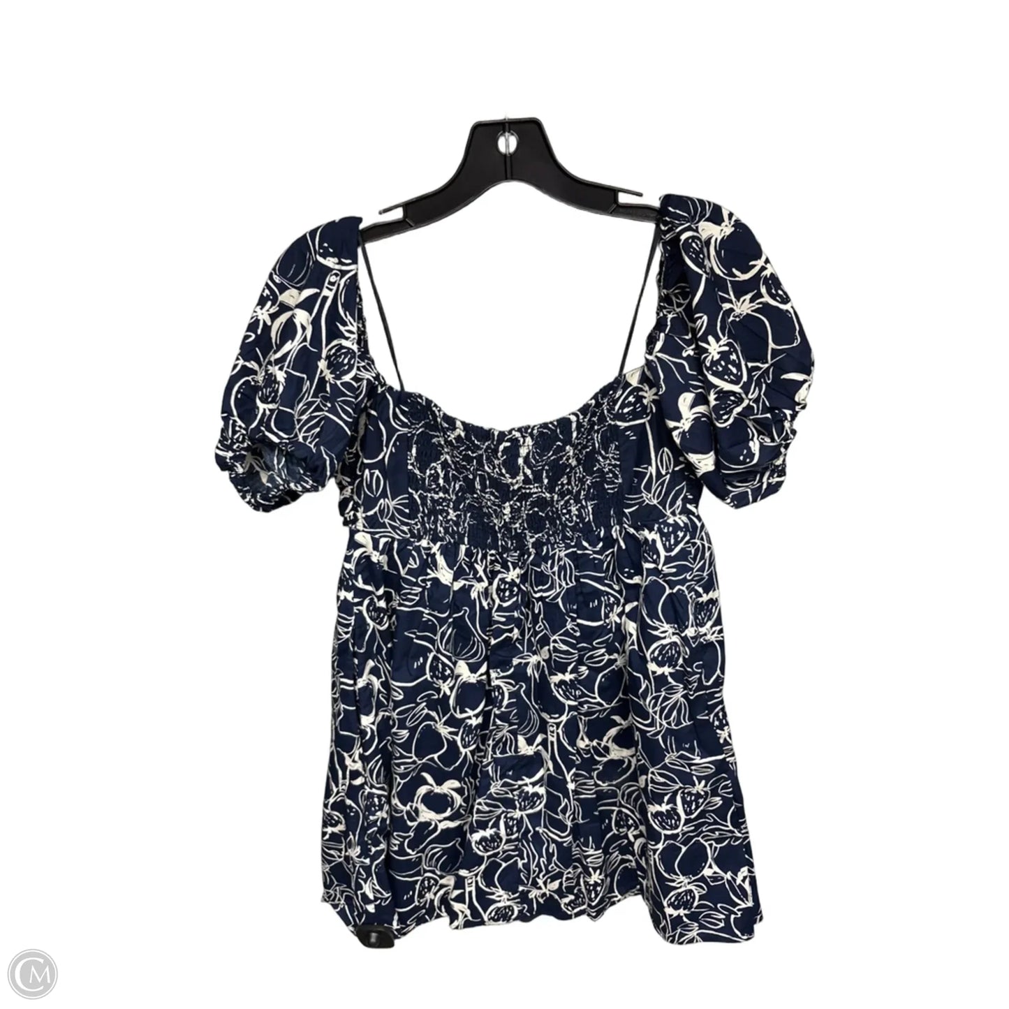 Dress Casual Short By Abercrombie And Fitch In Blue, Size: M