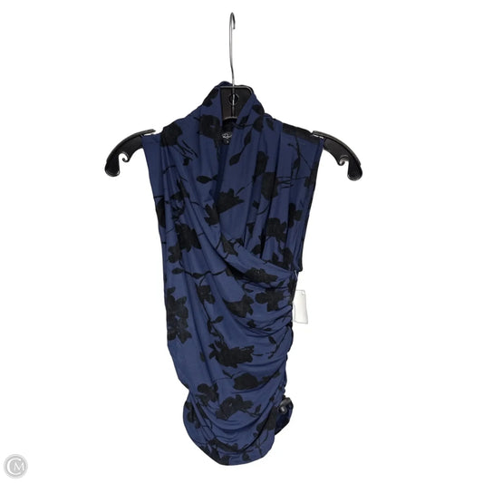 Top Sleeveless By Rails In Blue & Brown, Size: S