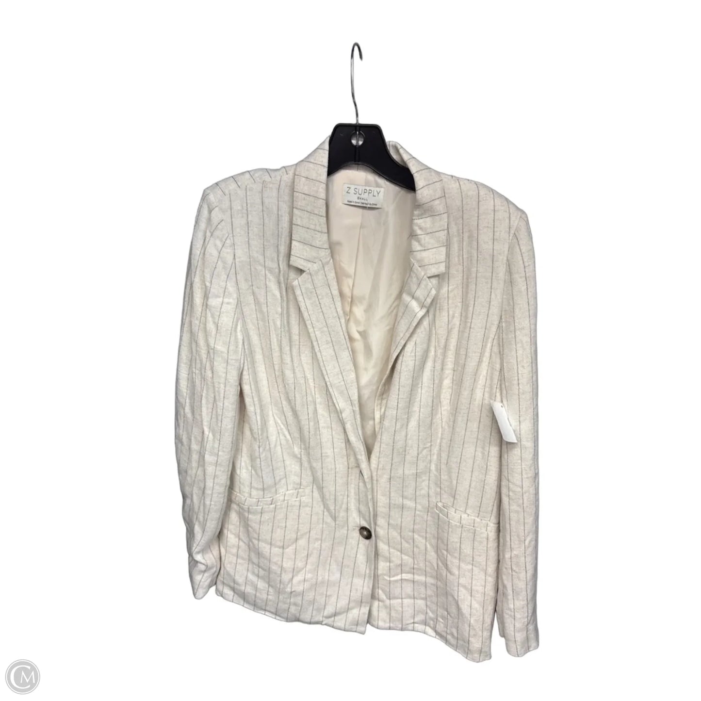 Blazer By Z Supply In Cream, Size: S
