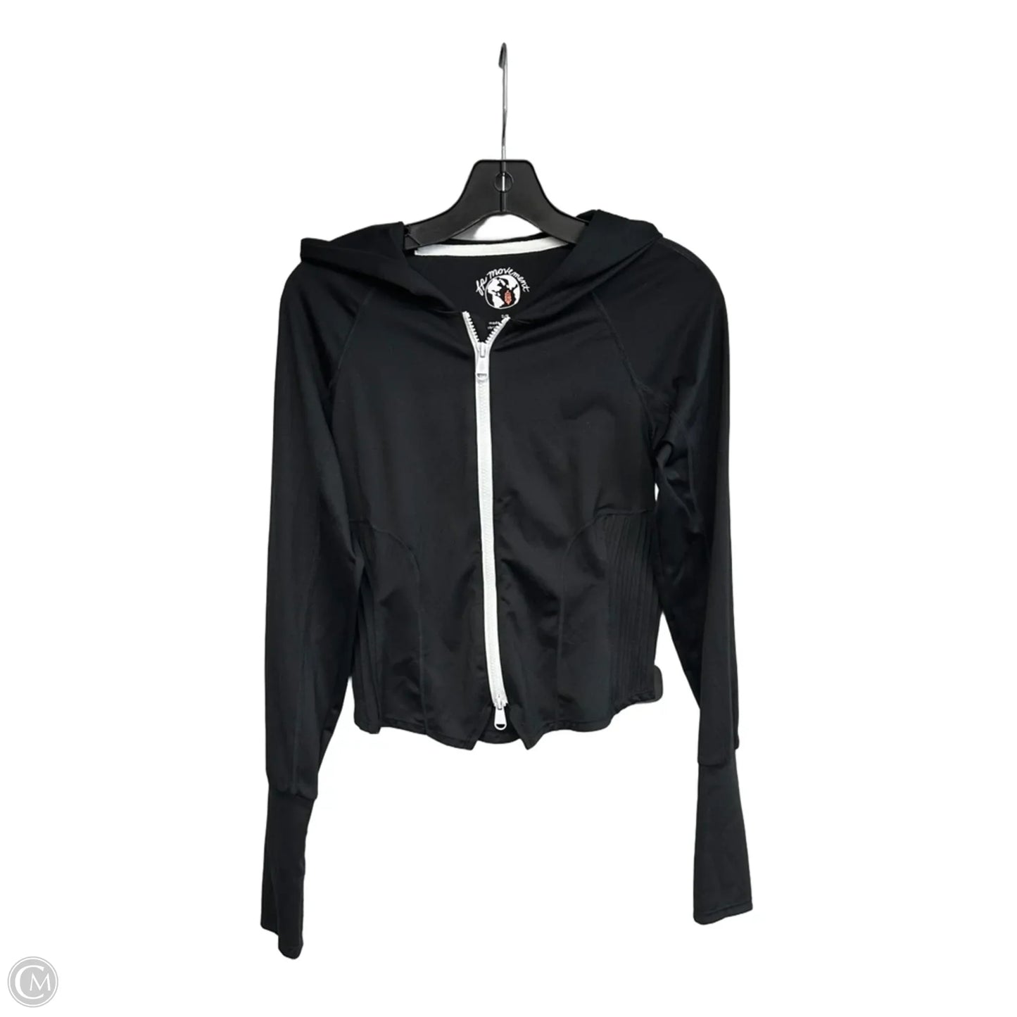Athletic Jacket By Free People In Black, Size: S