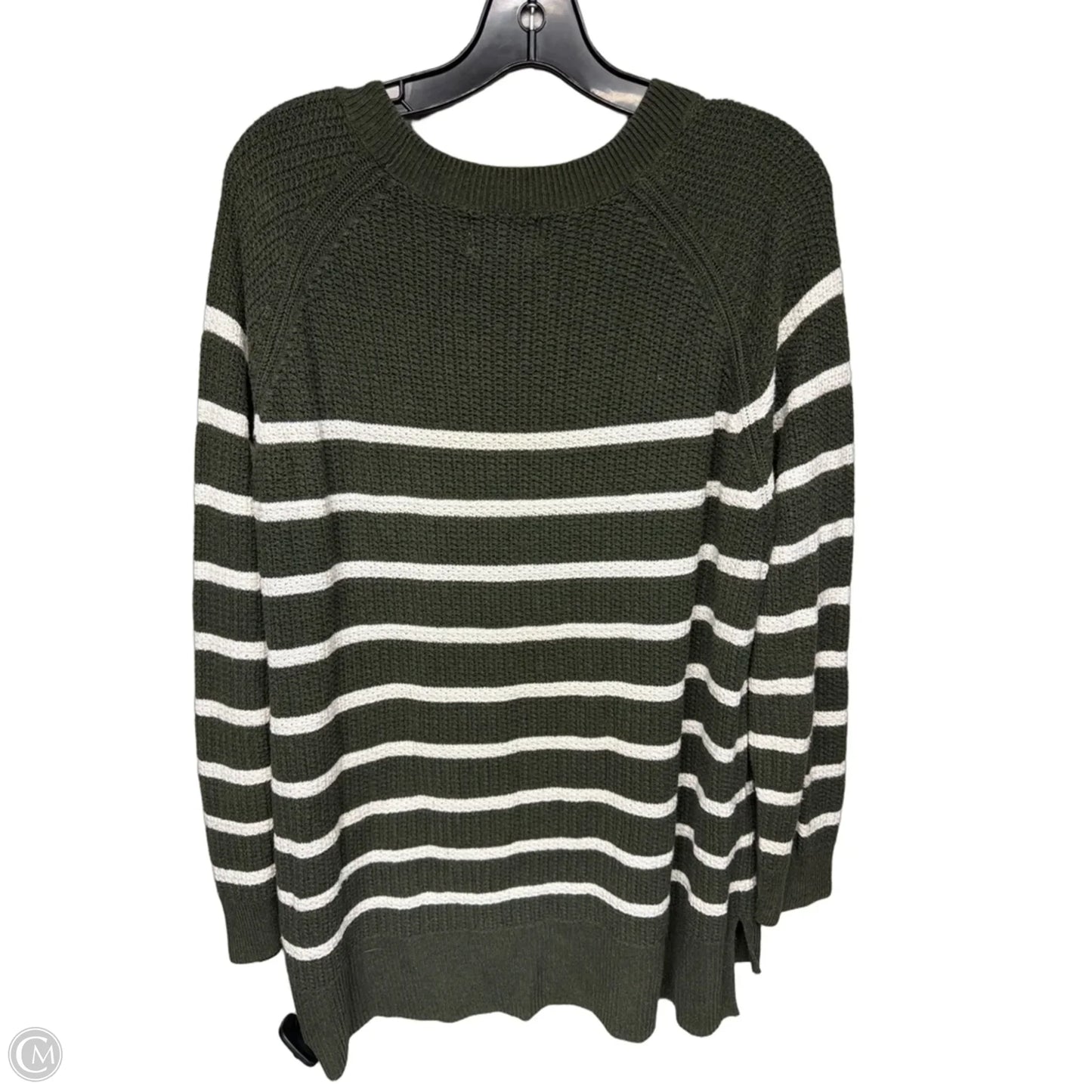 Sweater By Old Navy In Green & White, Size: Xl