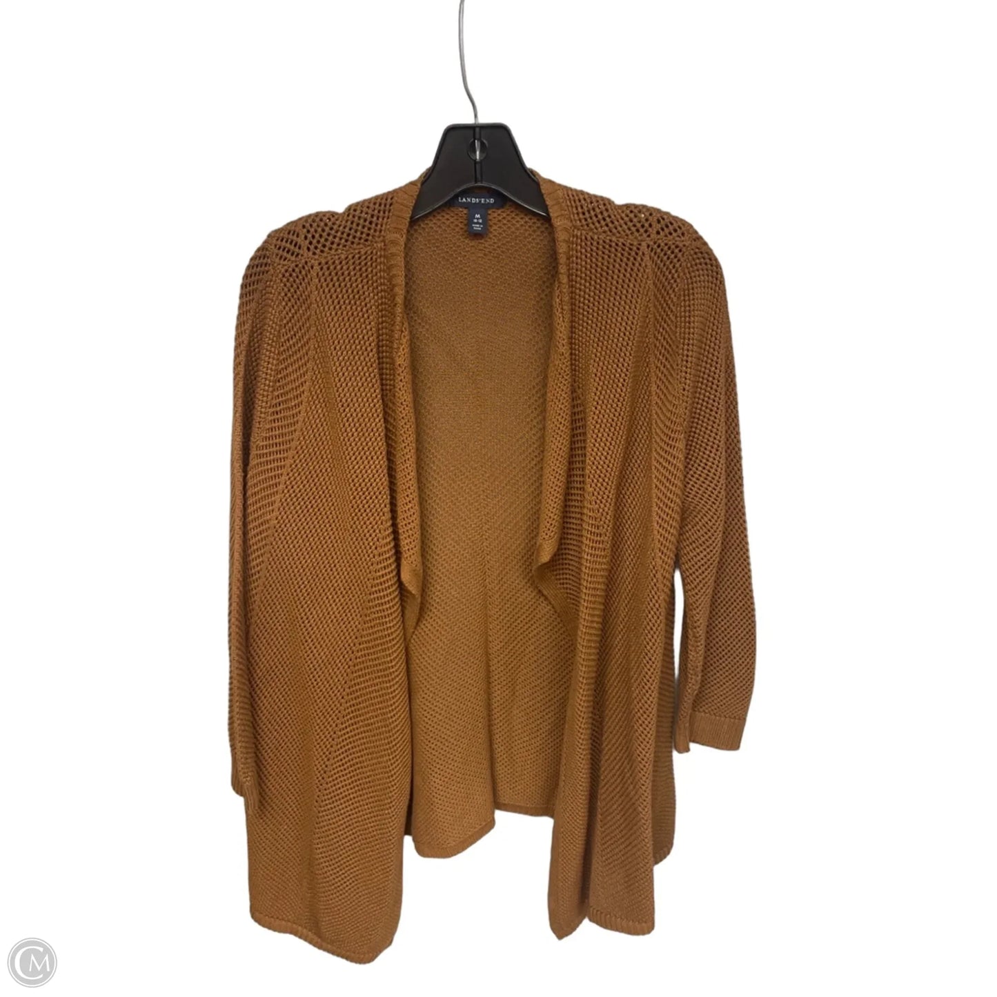 Cardigan By Lands End In Brown, Size: M