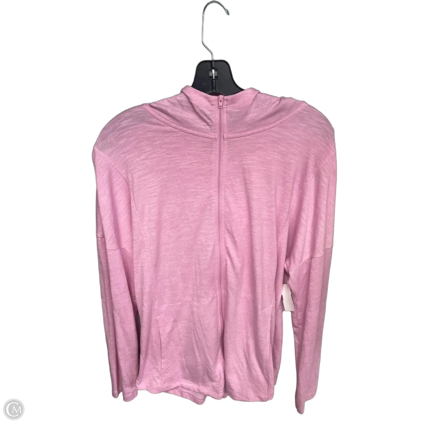Athletic Sweatshirt Hoodie By Columbia In Pink, Size: L