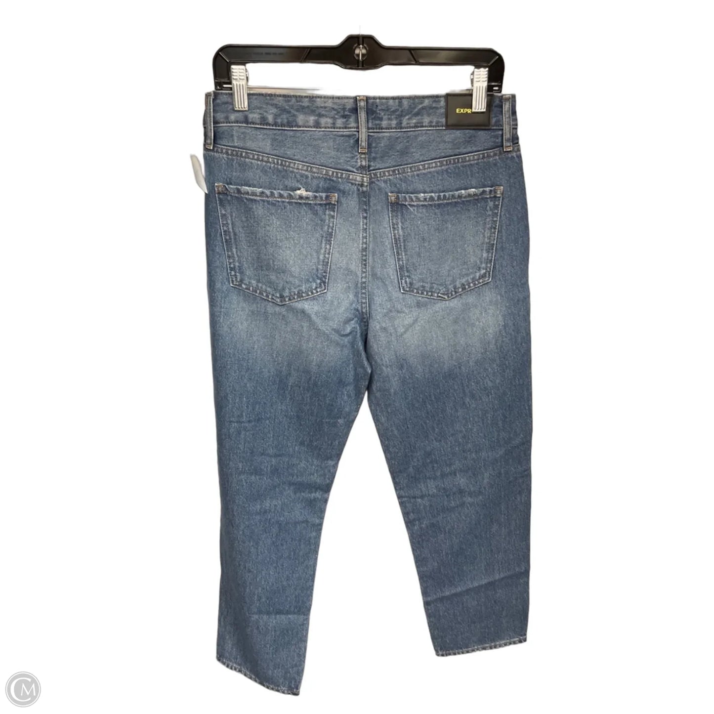 Jeans Boyfriend By Express In Blue Denim, Size: 4