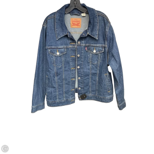 Jacket Denim By Levis In Blue Denim, Size: 2x